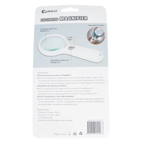 Sansai LED Magnifier 3X/11X MIR-103