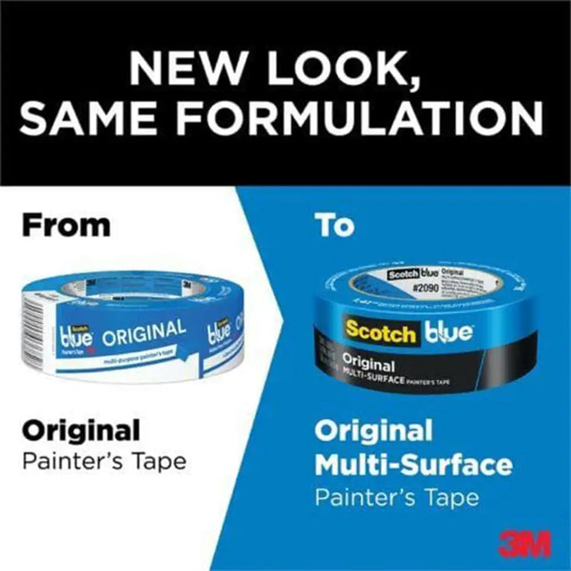 ScotchBlue Original Painter's Masking Tape 36mm x 55m roll on a white background