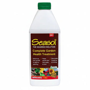 Seasol garden health treatment bottle on a white background