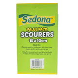Sedona Heavy Duty Scourers Value Pack 15x10cm 8Pcs CLE-196