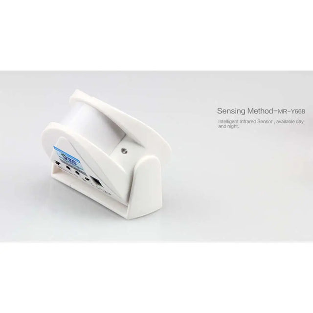White sensor device on a light gray background with text 'Sensing Method-MR-Y668'.