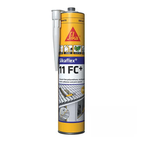 Sika Sikaflex 11 FC+ adhesive can on a white background
