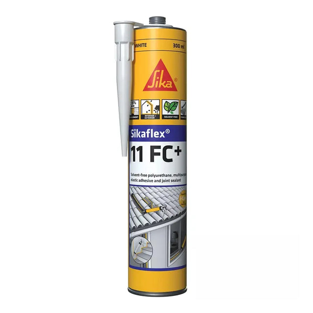Sika Sikaflex 11 FC+ adhesive can on a white background