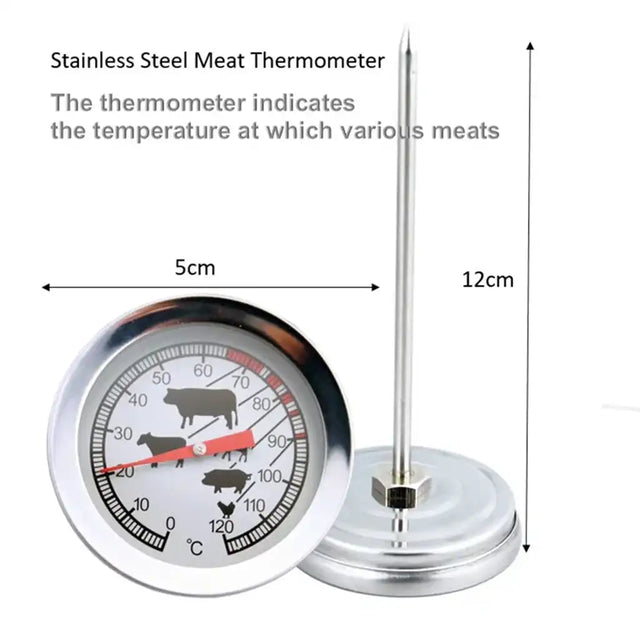Smartlink Stainless Steel Meat Thermometer 5.2x12cm