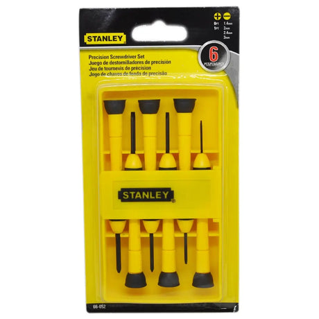 Stanley precision screwdriver set packaging on a white background