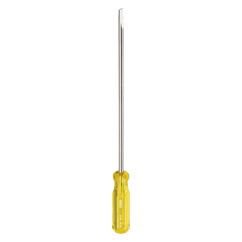 Magnetised tips slot head screwdriver 4x150mm