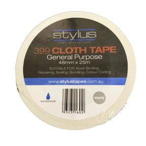 Stylus 399 Cloth Tape packaging on a white background