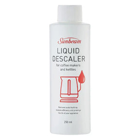 Sunbeam liquid descaler bottle on a white background