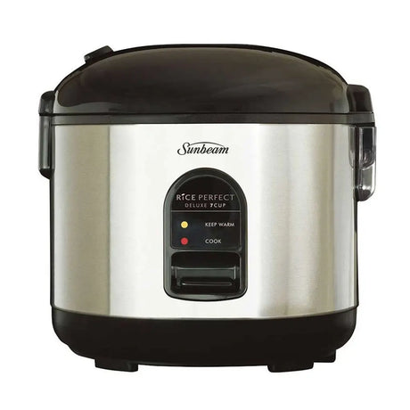 Sunbeam rice cooker on a white background
