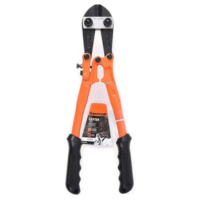 Orange and black bolt cutter with 'Supercraft' branding on a white background
