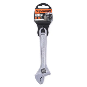 Supercraft adjustable wrench with packaging on a white background