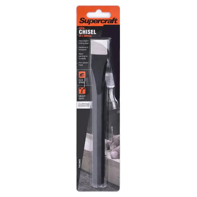 Supercraft chisel in packaging on a white background