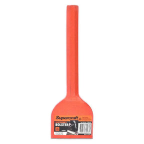 Supercraft bolster tool with red handle and orange blade on a white background
