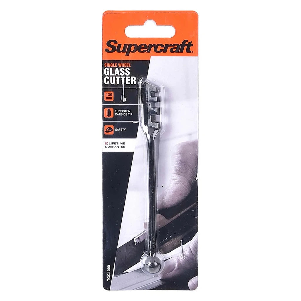Supercraft Single Wheel Glass Cutter 130mm TGC1000
