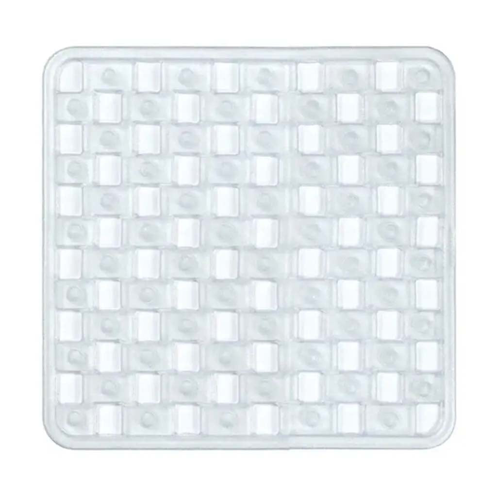 Supertex Clear PVC Shower Mat With Suction Pads 500x510mm GTCLRPVCSM