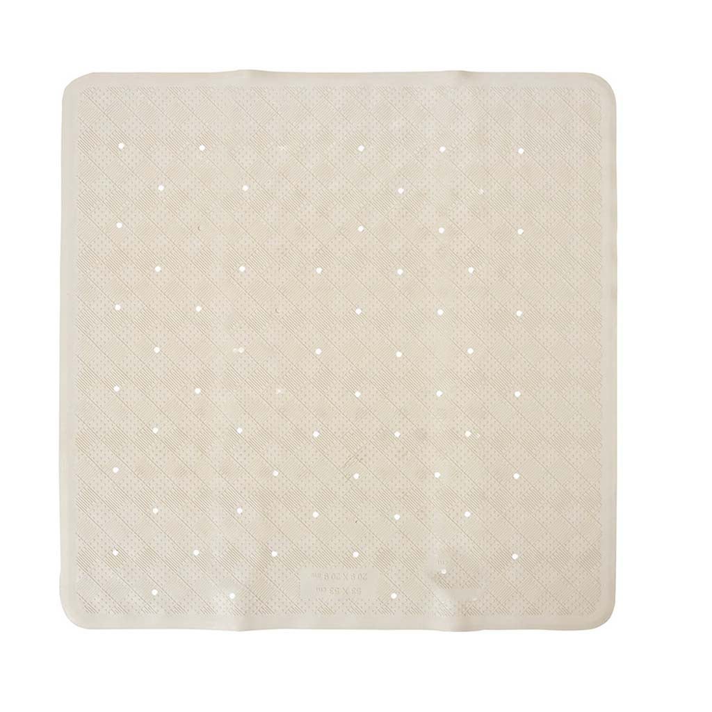 Supertex Rubber Shower Mat With Suction Pads 530x530mm White GTRUBERWHITSHW