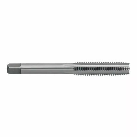 Metal screw on a white background