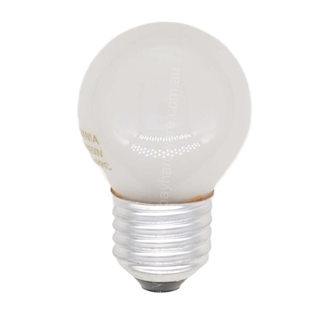 Sylvania Fancy Round Incandescent Light Bulb E27 240V 25W Pearl 603930