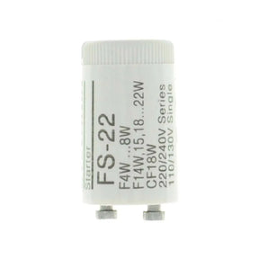 Light bulb starter with technical specifications on a white background
