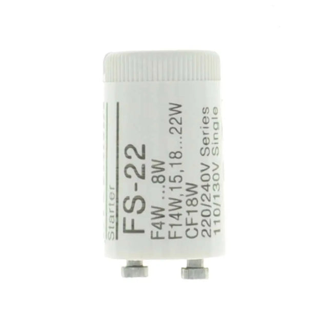 Light bulb starter with technical specifications on a white background