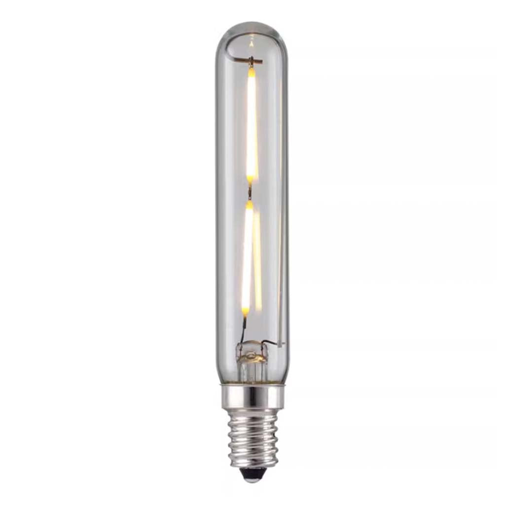 T20 Filament LED Light Bulb E14 240V 2W W/W 125mm