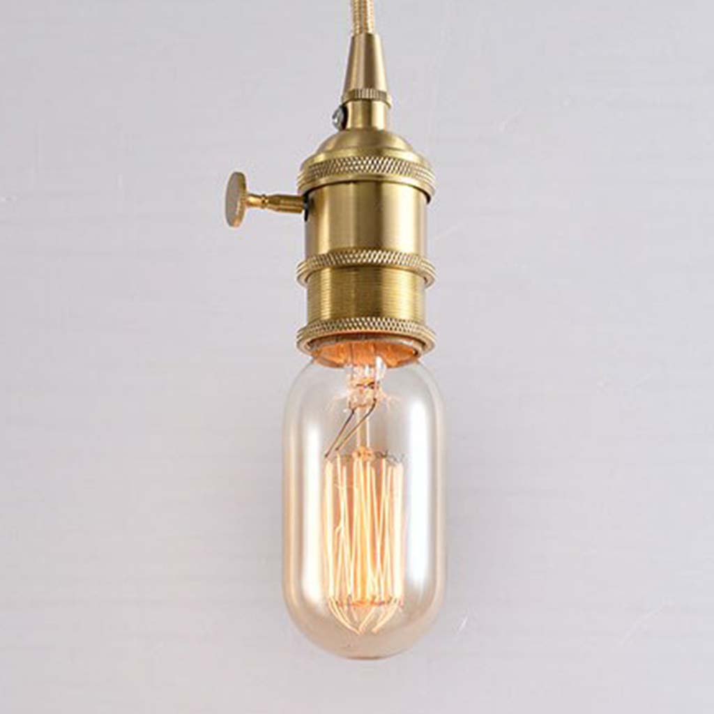 T45 Filament Vintage Light Bulb E27 240V 40W W/W