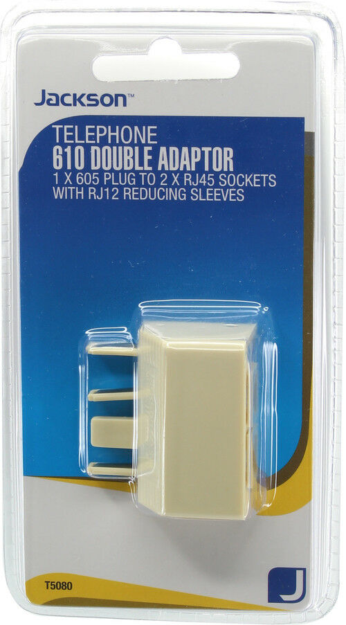 Jackson Double Adaptor 1 x 605 to 2 x R12/RJ45 T5080