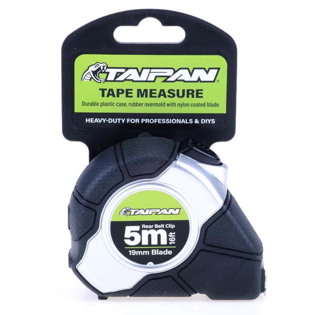 TAIPAN Heavy Duty Tape Measure 5M/16ft 268412