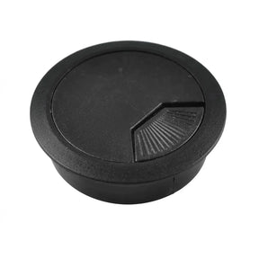 Table Wire Cord Cable Grommets Hole Cover Protection Plastic Black