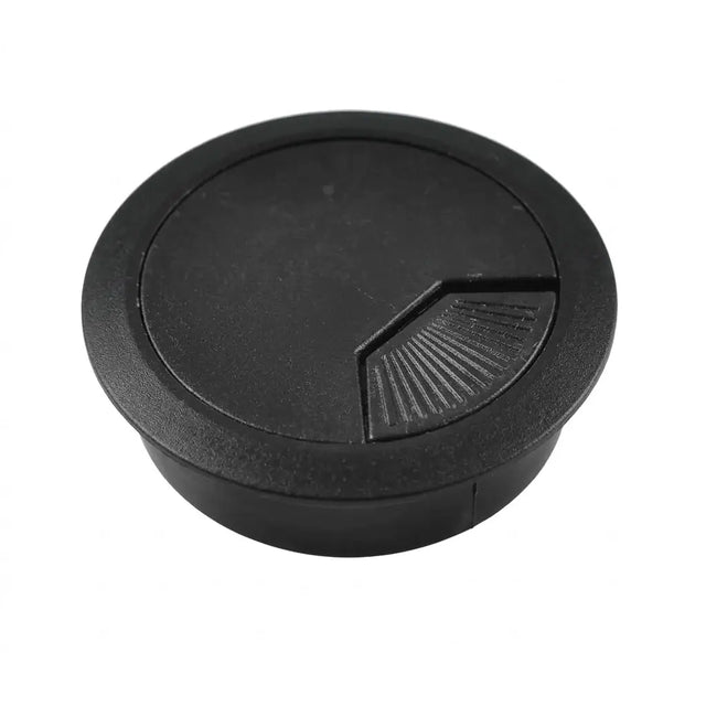 Table Wire Cord Cable Grommets Hole Cover Protection Plastic Black