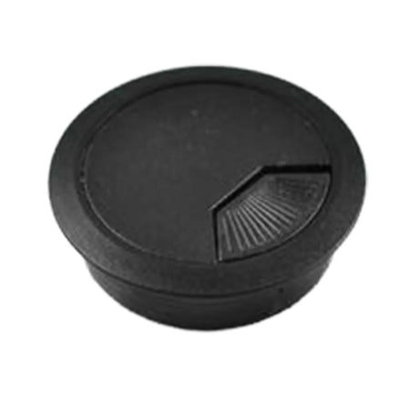 Table Desk Wire Cord Cable Grommets Hole Cover Protection Plastic Black 60mm
