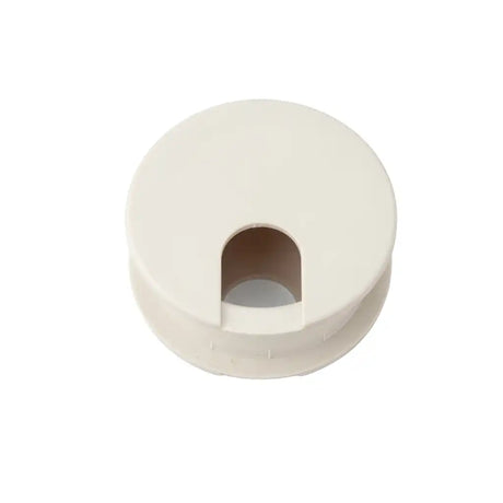 Table Desk Wire Cord Cable Grommets Hole Cover Protection Plastic Light Gray