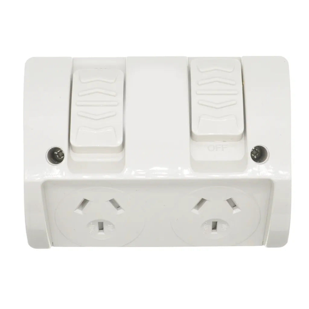 Tesla Waterproof Outdoor Wall Socket 250V 10A IP53 WPGP02