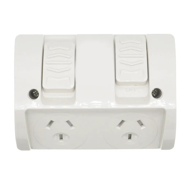 Tesla Waterproof Outdoor Wall Socket 250V 10A IP53 WPGP02