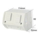 Tesla Waterproof Outdoor Wall Socket 250V 10A IP53 WPGP02