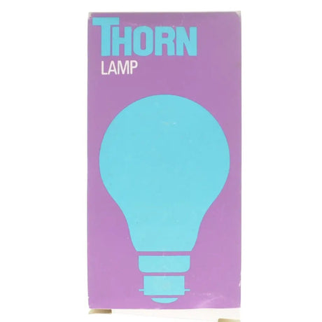 Box for Thorn Lamp with purple background and blue light bulb illustration