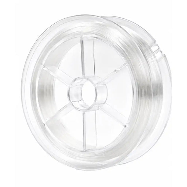 Venom 15kg semi-transparent nylon fishing line 100m spool on a white background