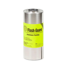Flash-Guard aluminium flashing on a white background