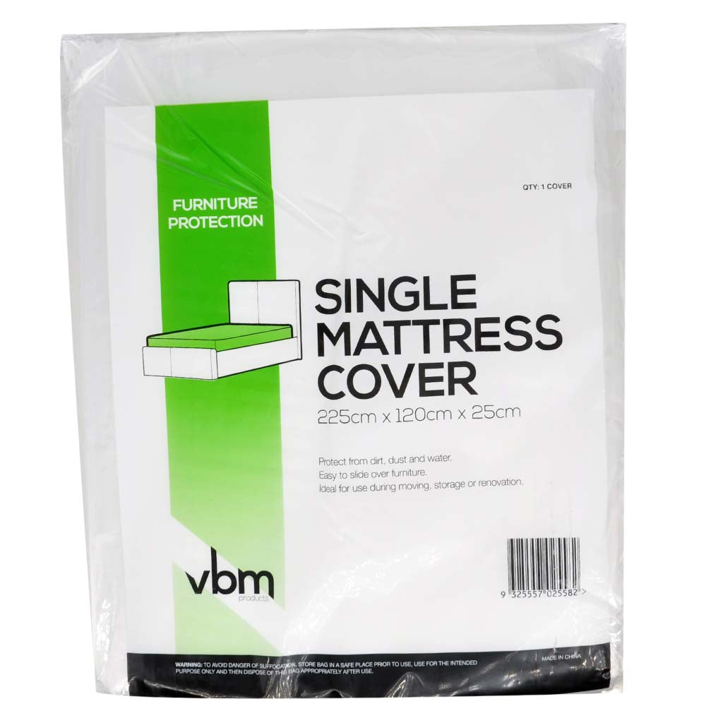 Visy Single Mattress Cover 225x120x25cm BPSMVBM