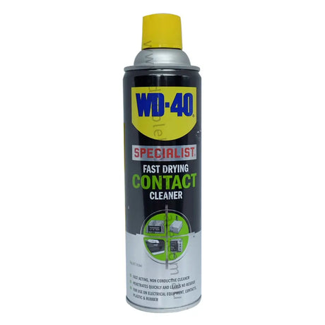 WD-40 Specialist fast drying contact cleaner can on a white background