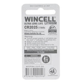 WINCELL Lithium Battery 3V 170mAh CR2025