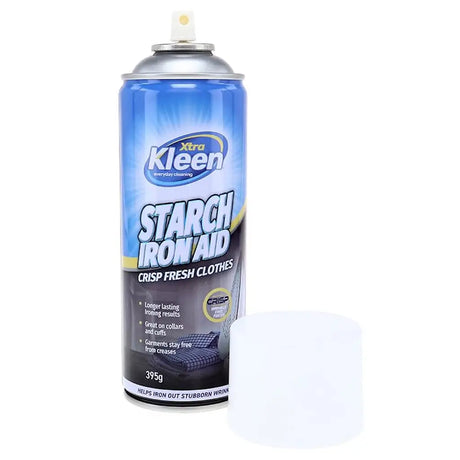 Kleen Starch Iron Aid spray can on a white background