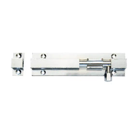 Metal door latch on a white background