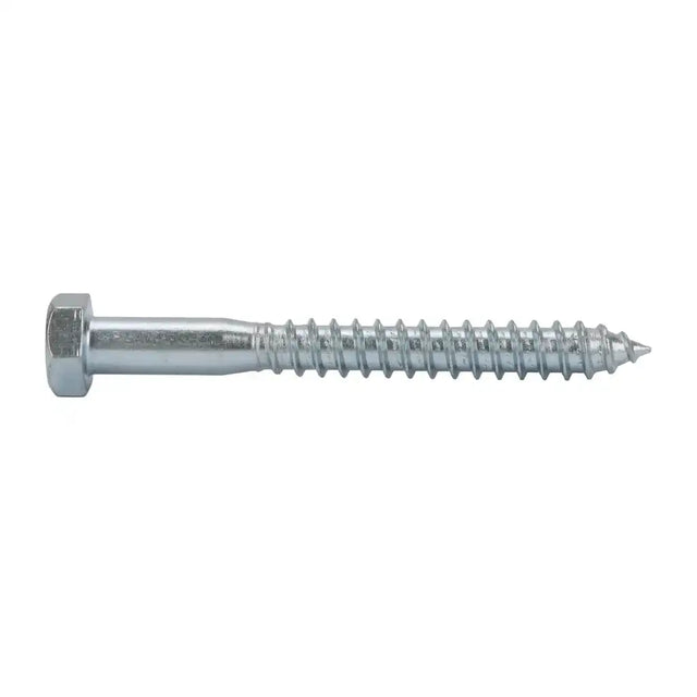 Zenith M6 X 100mm Coach Screw Zinc Plated