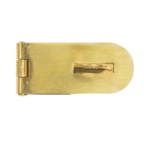 Zenith Safety Pattern Hasp & Staple Solid Brass 75mm WGD0075