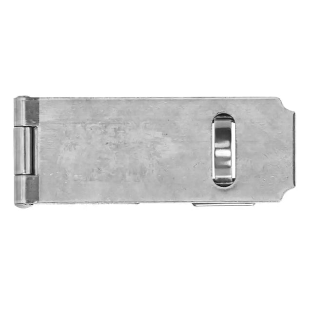 Metal safety latch on a white background