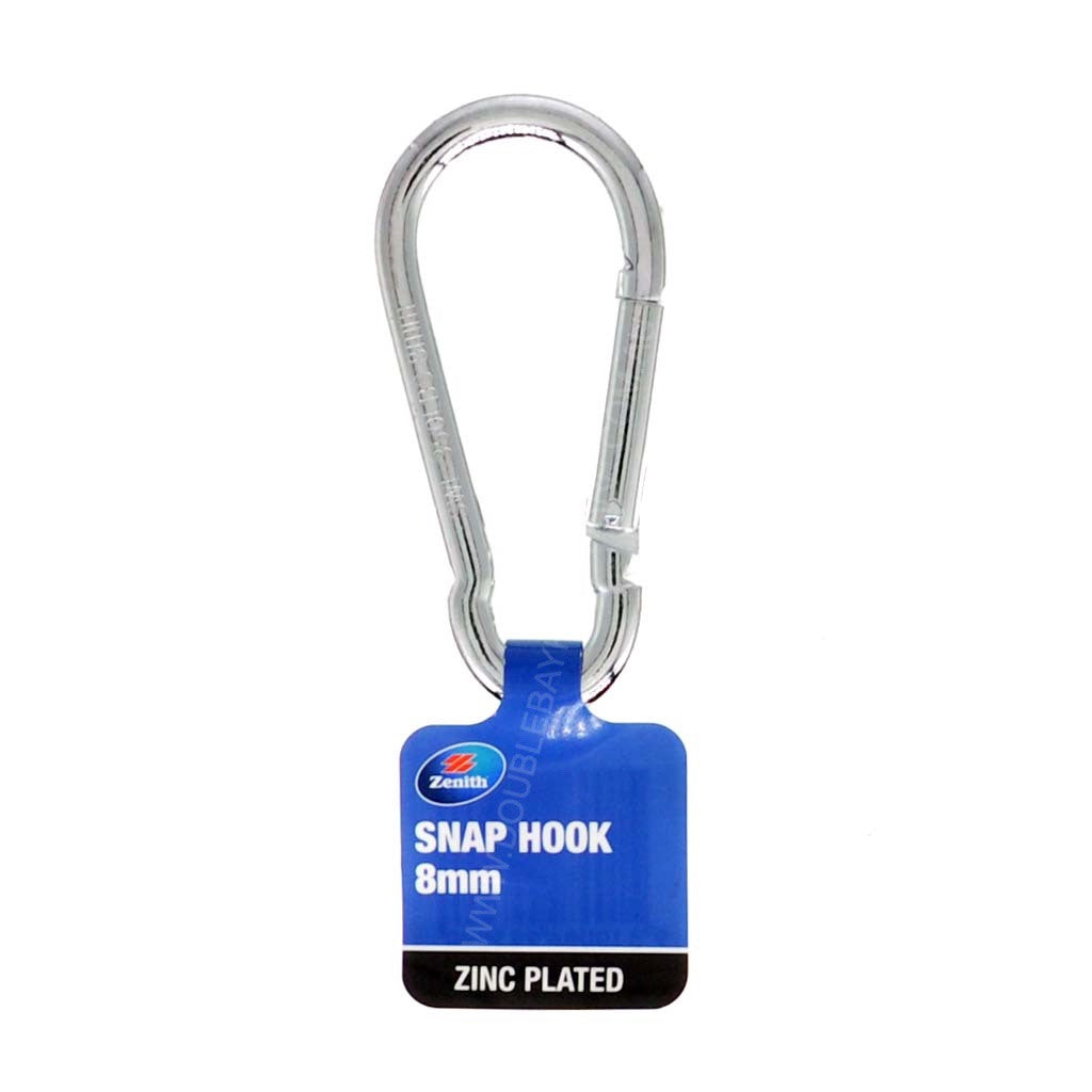 Zenith Snap Hook 8X80mm Zinc Plated SHZ0008