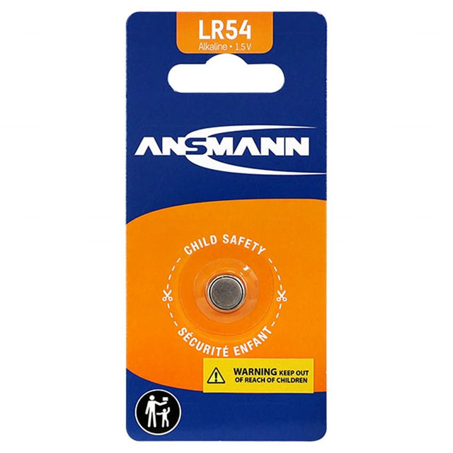 ANSMANN Alkaline Button Cell Battery 1.5V 70mAh LR54