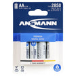 ANSMANN NiMH Rechargeable Battery 1.2V 2850mAh AA LR6