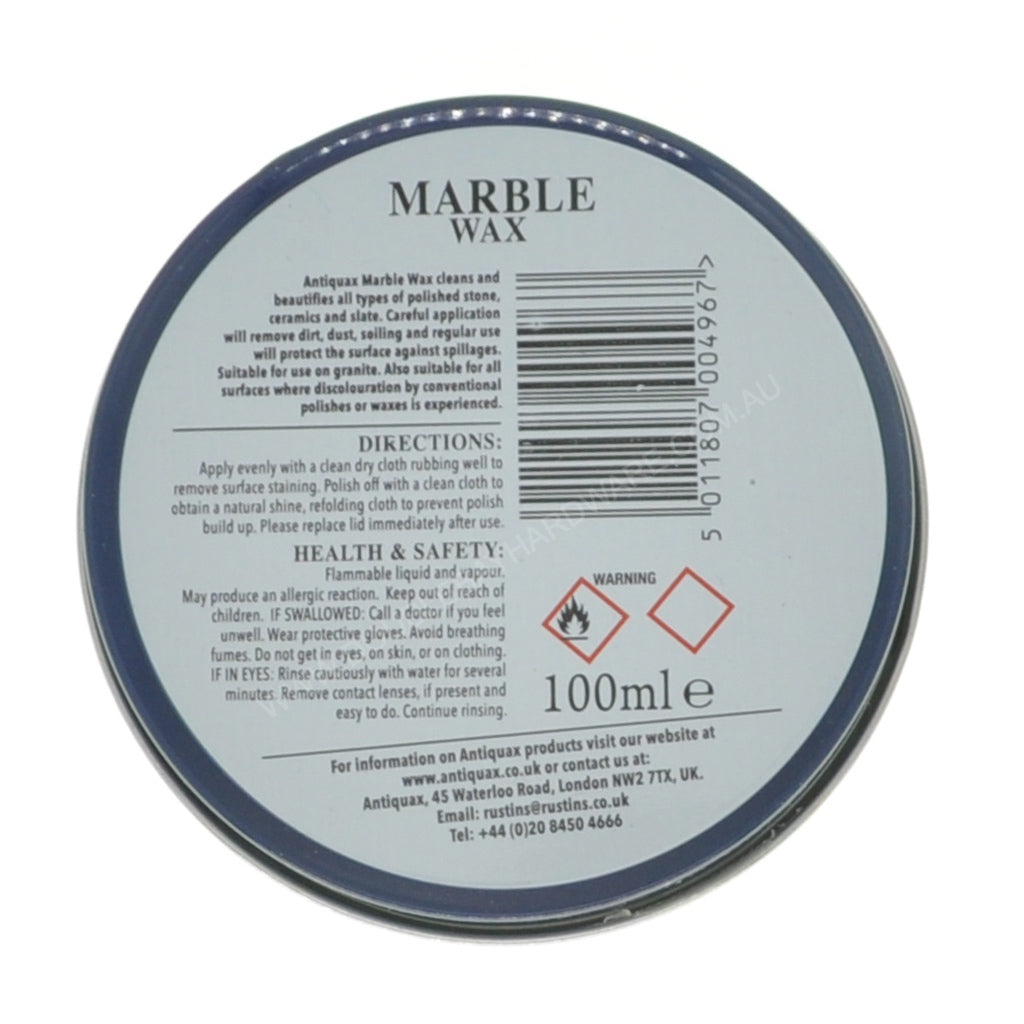 Antiquax Marble Wax is a blend of high quality fragranced waxes carefully selected to clean and polish marble, slate. and polished stone surfaces.
